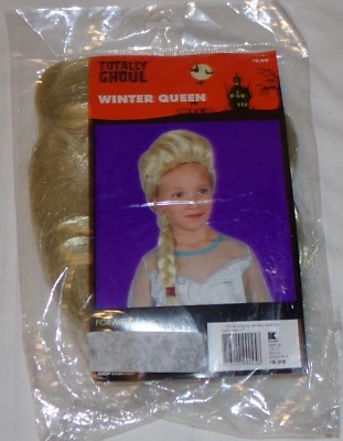 Totally Ghoul Winter Queen Halloween Costume Wig New NIP Blonde Princess - Image 1 of 3