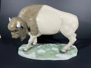 Lladro 2013 Prototype "American Buffalo" # 8723 with Box - Extremely Rare - Picture 1 of 15