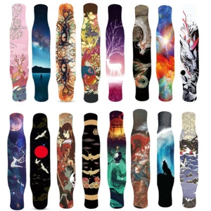 47inch Ghosts Monsters Sticker Cruiser Long Board Skateboard Longboard Grip Tape - Picture 1 of 19