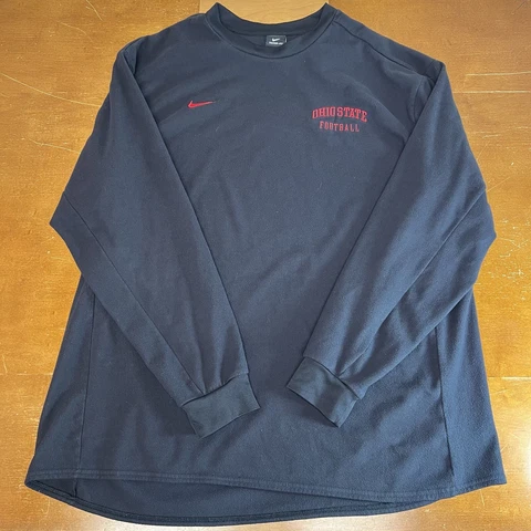 Ohio State Buckeyes Sweatshirt Mens 2XL Pullover Fleece Long Sleeve Therma Fit Cover