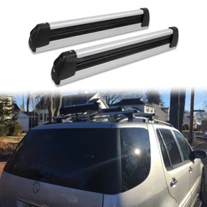 For Mercedes-Benz ML 500 Ski Snowboard Roof Rack Mount Carrier Cross Bar w/ Lock - Picture 1 of 20