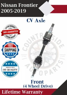 Nuevo eje CV delantero OE para Nissan Frontier 2005-2019 4x4 garantía de por vida Foto 1 de 4