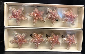8 Napkin Rings Pier 1 Star Fish Beach Ocean Decor 2 Boxes New - Picture 1 of 5
