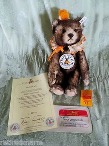 ❤Steiff Teddy Clown 1928 Bär 1993 Club Edition 420023 mit Karton Ausweispapiere LT ED❤ - Bild 1 von 4