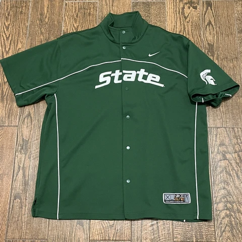 Mens Michigan State Spartans Nike Elite Warm Up Shooting Shirt Jersey Sz. XL Cover