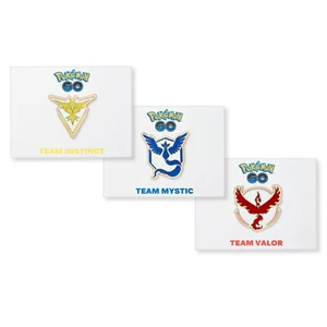 Pokemon GO Metal Collectible Pins/Badges - Teams Mystic, Instinct, Valor - Picture 1 of 13