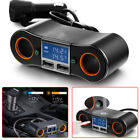 12V-24V Dual 2 USB Car Cigarette Lighter Socket Splitter Charger Power Adapter