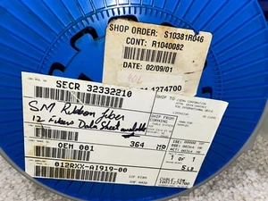 Glasfaser Flachbandkabel 364m 1200ft 12 Fiber Ribbon MultiMode 62.5 Glasfaser - Bild 1 von 5