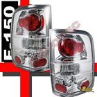 2004-2008 Ford F150 XL XLT STX FX4 Pickup Chrome Tail Lights Lamps 1 Pair