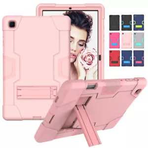 For Samsung Galaxy Tab A7 10.4"2020 (T500/T505) Rugged Silicone+PC Case w/Stand - Picture 1 of 31