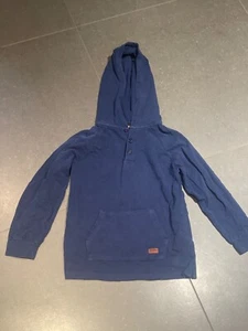 Seven Kids Blue Hooded Pullover Shirt Size 6T - Picture 1 of 6
