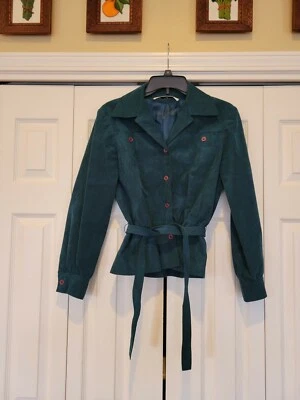 Chaqueta de gamuza azul SHANNON RODGERS FOR JERRY SILVERMAN de colección para mujer S Foto 1 de 4