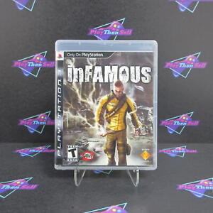Infamous PS3 PlayStation 3 + Reg Card - Complete CIB
