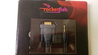  VGA Cable with Audio RF-PCC121 HIGH PERFORMANCE SVGA/3.5MM STEREO AUDIO CABLE - Image 1 of 3