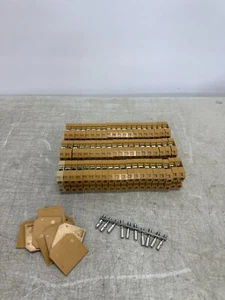 WEIDMULLER SAK 10 KRG 0110020000 16-6 AWG Lot of 60 Terminal Block, 11 End plate - Picture 1 of 11