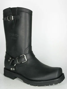 5635 Sancho Abarca Botas Motorista Ingeniero III Negro - Imagen 1 de 5