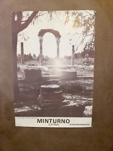 Poster da viaggio originale Minturno, Italia circa 19 x 26,5” non copia - Foto 1 di 6