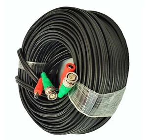 100Ft Pre-made 4K / 8MP Video Power BNC Cable for HD Analog CCTV Security Camera - Picture 1 of 6