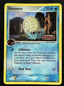 Pokemon Omanyte Reverse Holo - Power Keepers - 56/108 LP - Picture 1 of 2