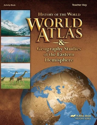 Abeka World Atlas and Geography Studies of the Eastern Hemisphere Key - 7th Gr - Image 1 of 4