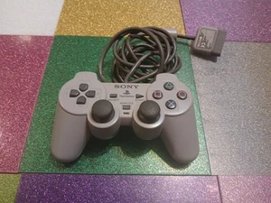 Sony Playstation 1 SCPH1200 Dual Shock Grau Analog Controller - Kabelgebunden - Bild 1 von 4