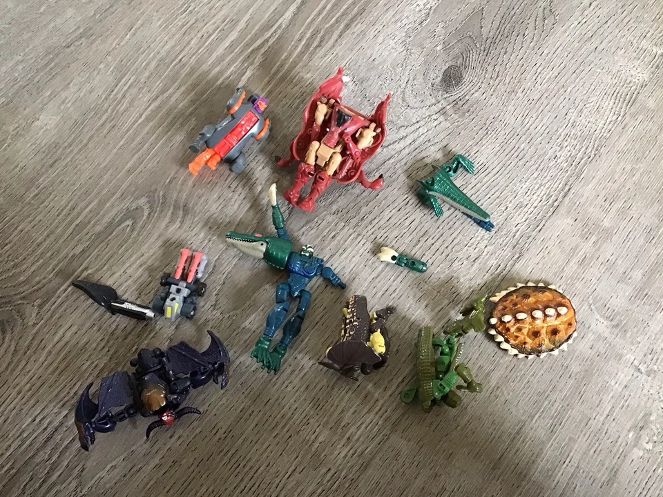 Lote de juguetes TERRAGATOR Transformers Beast Wars Basic Hasbro OG 1998 Foto 1 de 2