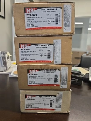 Pin Terminal - NSI PTS-600 Yellow Die 600 MCM CD23-2CR AL9CU Brand New - Image 1 of 4