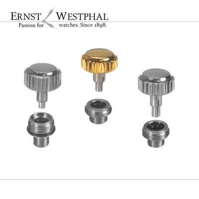 WATCHFIX Corona de tornillo compatible con coronas Rolex 5.3 - 7.0 mm para relojes Rolex