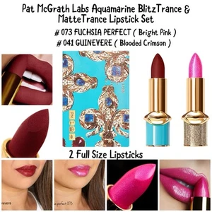 PAT MCGRATH BlitzTrance & MatteTrance Lipstick Set FUCHSIA PERFECT & GUINEVERE - Picture 1 of 24
