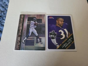 !!! JAMAL LEWIS RC / RANDALL CUNNINGHAM FOOTBALL CARD LOT $$ - Picture 1 of 1