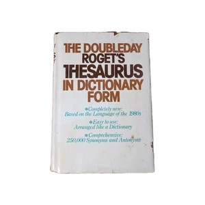 The Doubleday Roget's Thesaurus en forma de diccionario 1977 tapa dura edición BkClub - Imagen 1 de 15
