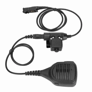 Mikrofon naramienny 7,1 mm wtyczka walkie talk głośnik mikrofon z U94 PTT do X CB - Zdjęcie 1 z 22