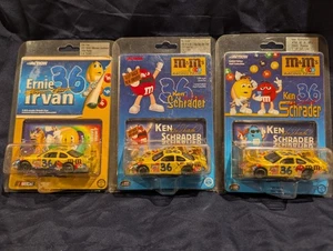 1999/2000 Ernie Irvan Ken Schrader M&Ms Car 1:64 Nascar Diecast Limited #s NIB - Picture 1 of 10