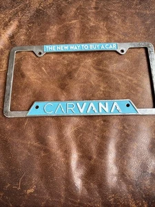 Marco de matrícula de distribuidor CARVANA METAL. Pesado. La nueva forma de comprar un coche. - Imagen 1 de 6