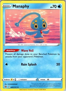 Manaphy 041/172 Raro Regular SWSH09: Brilliant Stars Casi Nuevo - Imagen 1 de 2