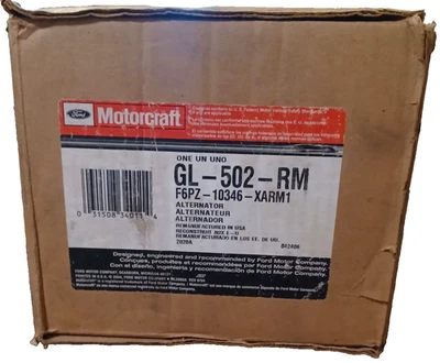Alternator-Motorcraft GL-502RM Reman (1992-1996 Ford E150, E250, E350) - Image 1 of 4