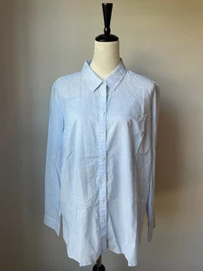 Joules Classic Fit Pinstripe Women's Blouse (12) - Picture 1 of 5