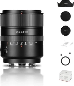 7Artisans 24mm F1.8 Auto Focus Full Frame Wide Angle Lens AF Sony E A7RV Camera - Picture 1 of 7