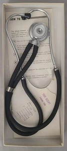 Sprague Rappaport Stethoskop Doppelkopf Modell 105 Vintage - Bild 1 von 9