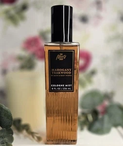 New Bath and Body Works Men's Collection Mahogany Teakwood Cologne Mist 8 Fl Oz - Picture 1 of 3