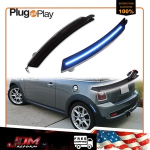 Ice Blue LED Rear Side Marker Lights For 07-16 Mini Cooper R55 R56 R57 R58 R60 - Picture 1 of 12