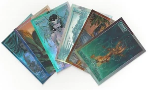 Juego de 6 tarjetas Michael Turner's Fathom Rainbow cromado C1-C6 fuerzas dinámicas - Imagen 1 de 2