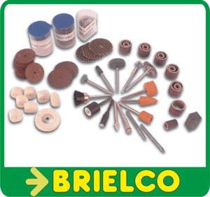 ACCESORIOS PULIDO PUNTAS AMOLAR DISCOS FIBRA CEPILLOS NYLON JUEGO 125 PZS BD3684 - Bild 1 von 1