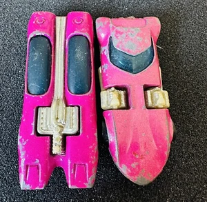 Hot Wheels Redline 1973 Splittin Image & Twin Mill Enamel Hot Pink Lot Of 2 - Picture 1 of 5