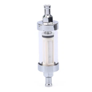 5/16''Fuel Filter Motorcycle Fuel Gas Filter Glass Car Petrol Diesel Inline Tube - Picture 1 of 7