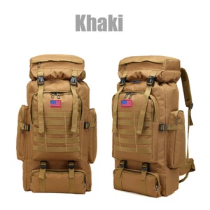 Hiking Military Tactical Travel Backpack Rucksack Camping Bag 30L/35/40/80L/120L - Picture 1 of 151