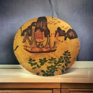 USSR plate. Souvenir of the USSR. Wooden souvenir. Author's works. A rare find. - Picture 1 of 8