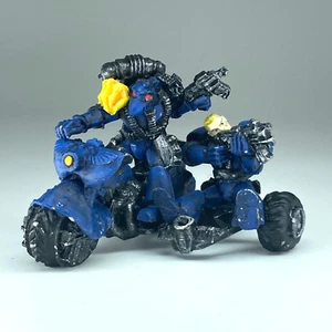 Ultramarine Attack Bike Space Marines Rogue Trader - Warhammer 40K Metal X4689 - Picture 1 of 2