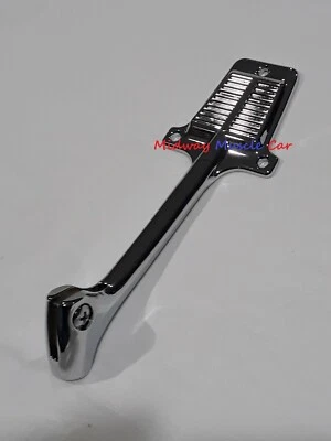 Soporte de montaje de espejo retrovisor cromado 60-71 Chevy GMC camioneta C10 K10 Foto 1 de 4