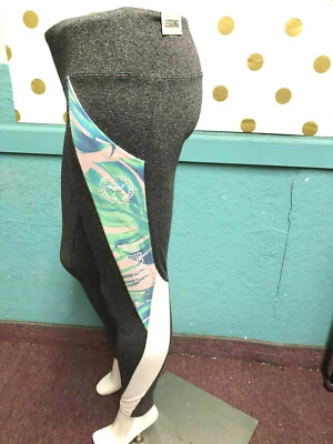 Legging Victoria's Secret Rosa Yoga Malla Tropical Gris Nuevo con Etiquetas Foto 1 de 3